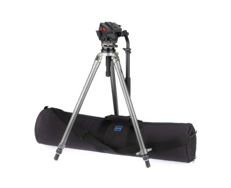 comprising a Gitzo G1320V Pro Studex Tripod with Gitzo V1321 levelling base, with a Manfrotto 503 fluid head, in the maker's 