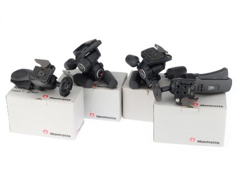 in G used condition, to include a 322RC2, no plate, a 324RC2, plate, no spirit level, &amp; two 804RC2 heads, one with plate 