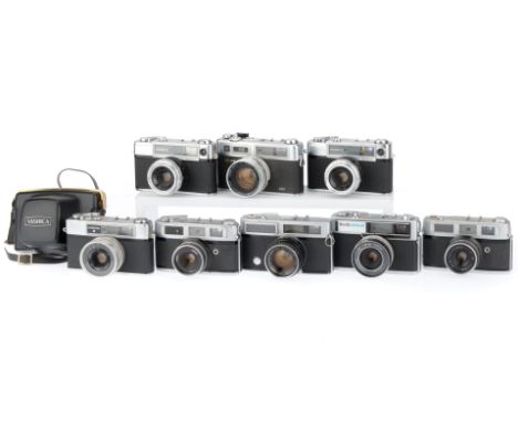 to include two off Yashica Minister D, a Yashica Minister III, Yashica Electro GS, a Walz Electric, a Boots Amica, a Rank Ald
