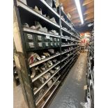 Contents of 7 Racks to Include a Large Quantity of Case Small Parts, Bearings, Spacers, Snap Rings,