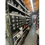 Contents of 7 Racks to Include Large Quantity of Merlo Oil, Hydraulic Filters, Brake Pads, Belts, Sp