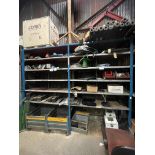 Contents of 2 Racks to Include Plough Parts As Lotted. (Excludes Pipes)