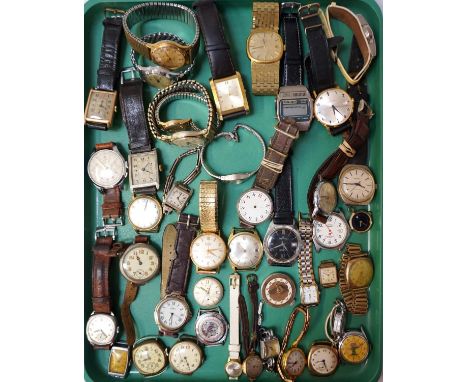 LARGE SELECTION LADIES AND GENTLEMEN'S VINTAGE WATCHESincluding Ingersoll, Gaumont Aquatite, Jarvil Chronograph,  Limit, Avia