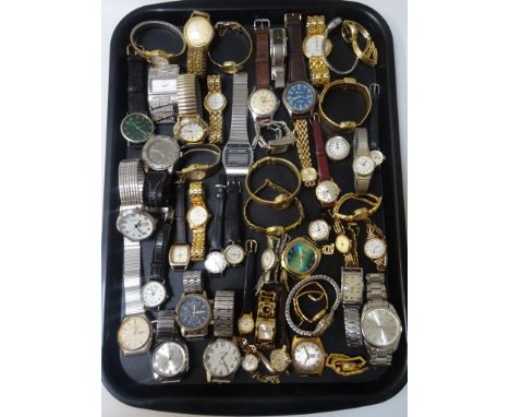 LARGE SELECTION OF LADIES AND GENTLEMEN'S WRISTWATCHESincluding vintage examples, makes include Lorus, Smiths Empire, Citizen