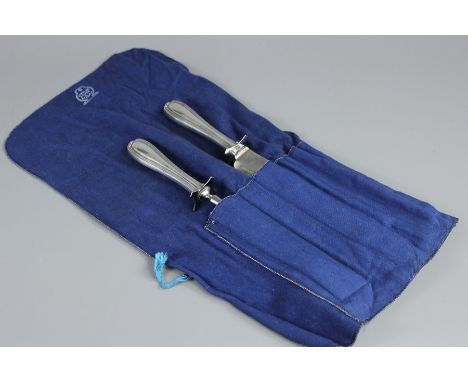 A Roden Sterling 925 Silver Carving Set; comprising carving knife and fork.&nbsp;