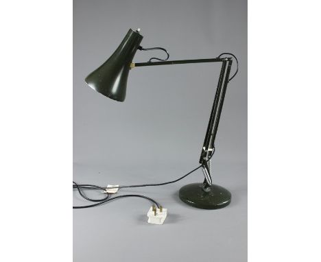 An Anglepoise Table Lamp, black enamel, 93 cms h.