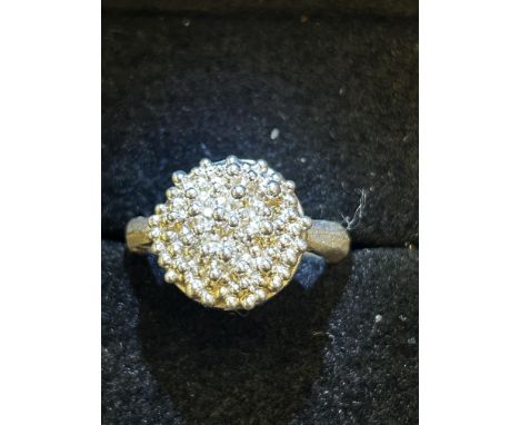 Becky Morgan white metal ring 