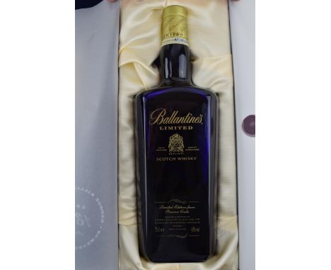 Boxed Ballantines Scotch Whisky, limited edition from Reserve Casks, 75cl, 43% Vol, bottle number AF/8158, new and sealed, in