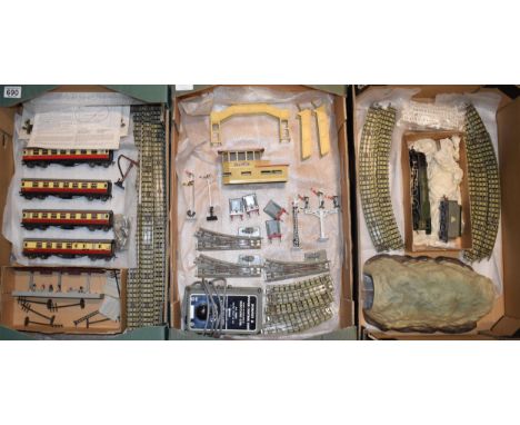 A good collection of vintage Hornby 00 gauge model railway to include Dutches of Montrose 46232 locomotive and tender togethe