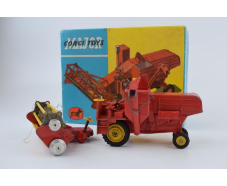 Boxed Corgi Toys Massey - Ferguson "780" Combine Harvester 1111. Vintage die-cast model vehicle.  Die-cast in F/G condition w