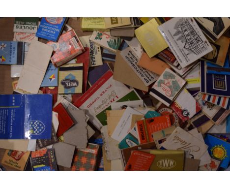 A collection of vintage advertising matchboxes and books of matches. (Qty)  In good vintage / antique condition.