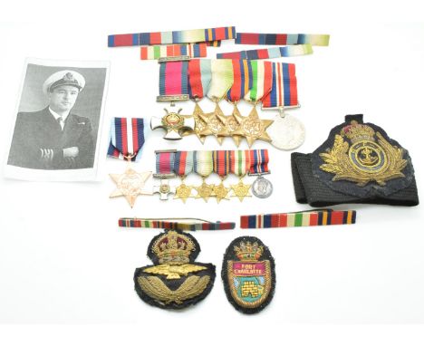 Royal Navy WW2 Royal Fleet Auxiliary North Atlantic Convoys attributed&nbsp;Distinguished Service Order group of seven medals