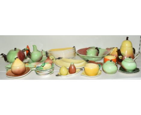 Approximately thirty eight pieces of Carltonware Australian design ceramics decorated in the Orchard pattern