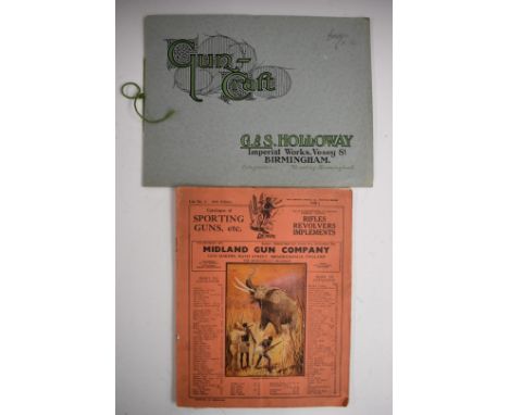 Two catalogues 1939 Midland Gun Company Sporting Guns etc and G&amp;S Holloway, Imperial Works, Vesey St, Birmingham Gun-Craf