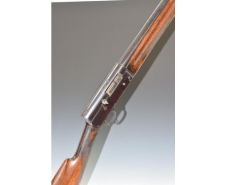 Browning A5 12 bore 3-shot semi-automatic shotgun with chequered grip and forend, sling suspension loops and 28 inch barrel c