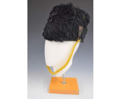 British Army Royal Gloucestershire Hussars fur busby.&nbsp;Consigned for sale by the Trustees of the Royal Gloucestershire Hu