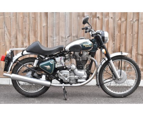 1995 Royal Enfield Bullet 500cc Sports, registration number N364 NOU, with V5c and older V5, listing two owners from new, the