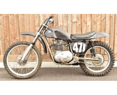 Rickman petite motocross motorbike, with BSA B25 250cc engine,&nbsp;ex Alex King 10%+VAT buyer's premium on this lot 