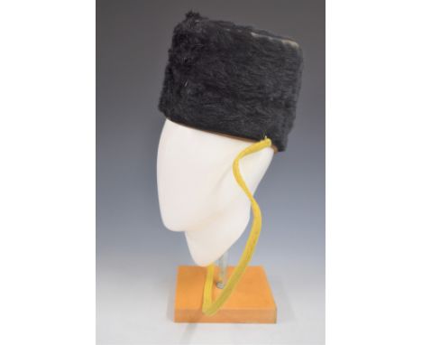 British Army Royal Gloucestershire Hussars fur busby, size 7⅛ to paper label. Consigned for sale by the Trustees of the Royal