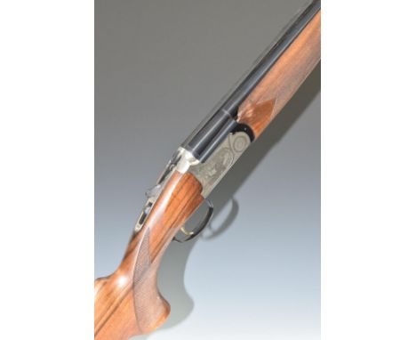 Bettinsoli 12 bore over and under ejector shotgun with engraved scenes of birds to the lock and underside, engraved locks, un