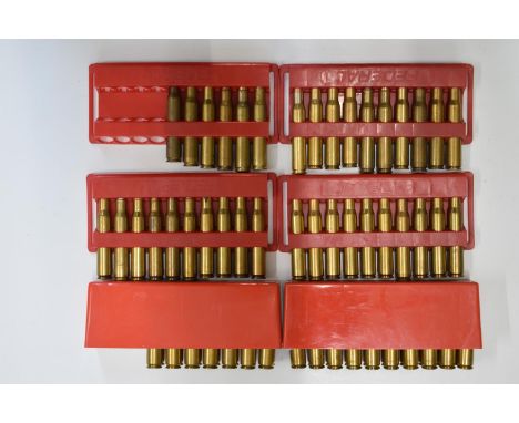 Thirty-six .30-06 rifle cartridges together with 34 empty cases, all in plastic clips.&nbsp;PLEASE NOTE THAT A VALID RELEVANT