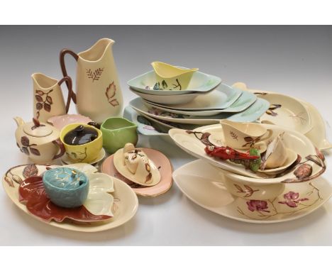 Approximately fifty three pieces of Carltonware Australian design tea and table ware decorated in Hazelnut and other patterns