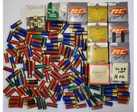 Three-hundred various 12 and 8 bore shotgun cartridges including RC Professional Game and Prestige, Lyalvale English Sporter,