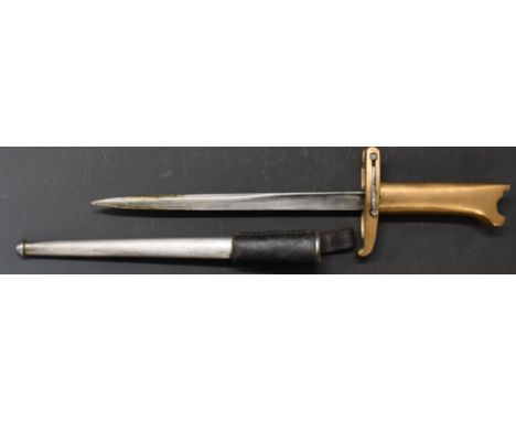 Replica British bayonet for Webley MK 6 with 21cm blade scabbard and frog.&nbsp;PLEASE NOTE ALL BLADED ITEMS ARE SUBJECT TO O