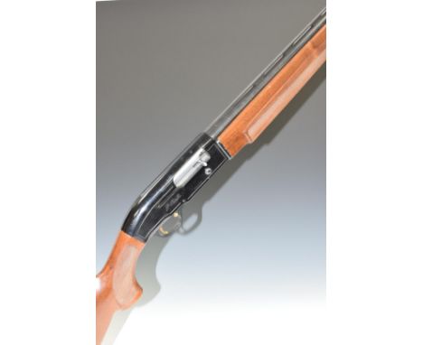 Beretta A303 12 bore three shot semi-automatic shotgun with named and engraved locks, chequered semi-pistol grip and forend, 