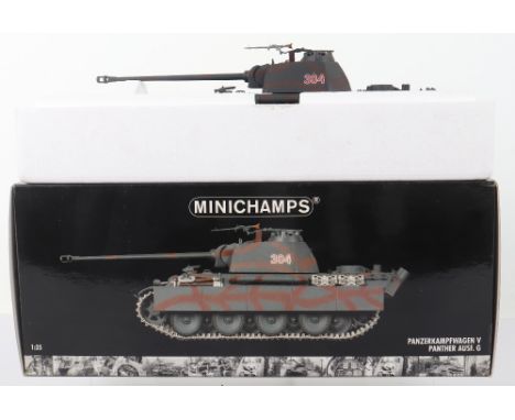 Minichamps 1:35 scale model Panzerkampfwagen V Panther AUSF. G Tank, ‘Berlin Spring 1945’, excellent condition in polystyrene