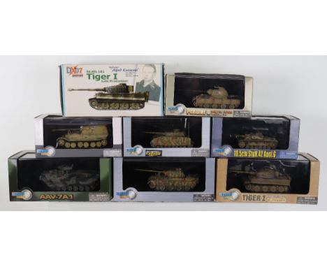 Ten Dragon Armor 1:72 scale Diecast model Tanks, Tiger I late productin Gefreiter ‘Alfred Kurzmaul’ Tiger Tank crew Eastern f