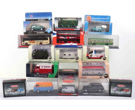 Mixed Boxed diecast models, including commercial vehicles and cars, with Corgi toys trackside sets, cr3003 scale 1/76, cr2003