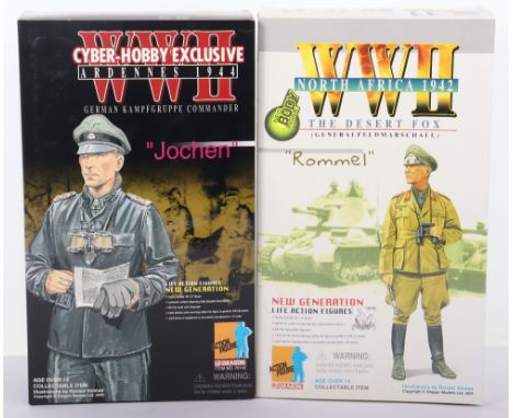 Two Dragon models 1/6 scale boxed WW2 German military figures, including, German kampfgruppe commander “Jochen” cyber-hobby e