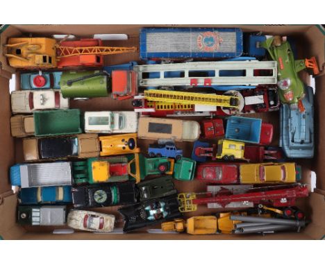 Selection of Mix Diecast toys, mixed play worn diecast, including Corgi, Dinky and Matchbox, with Corgi major toys, articulat