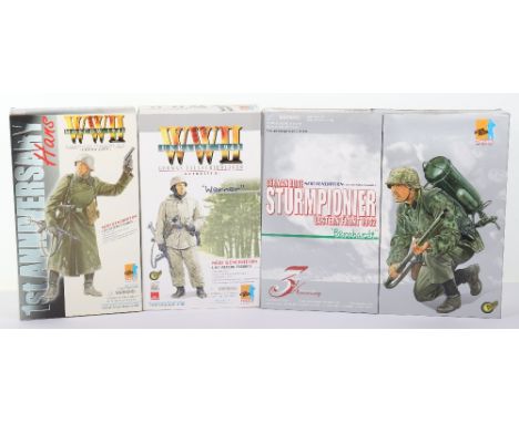 Three Dragon models 1/6 scale boxed military figures, all figures are in sealed  mint condition, boxes have minor edge/age we