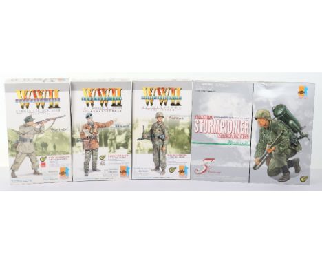 Four Dragon Models 1/6 scale boxed military figures, including, “das reich” division sturmbanfuhrerm  “Edmund”,  German elite