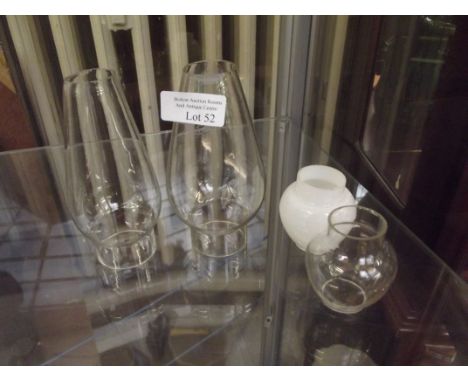 Miniature oil lamp glasses