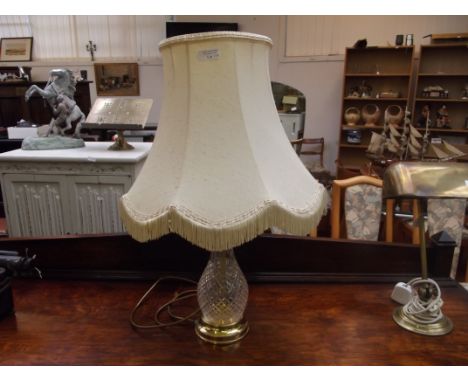 Edinburgh crystal lamp