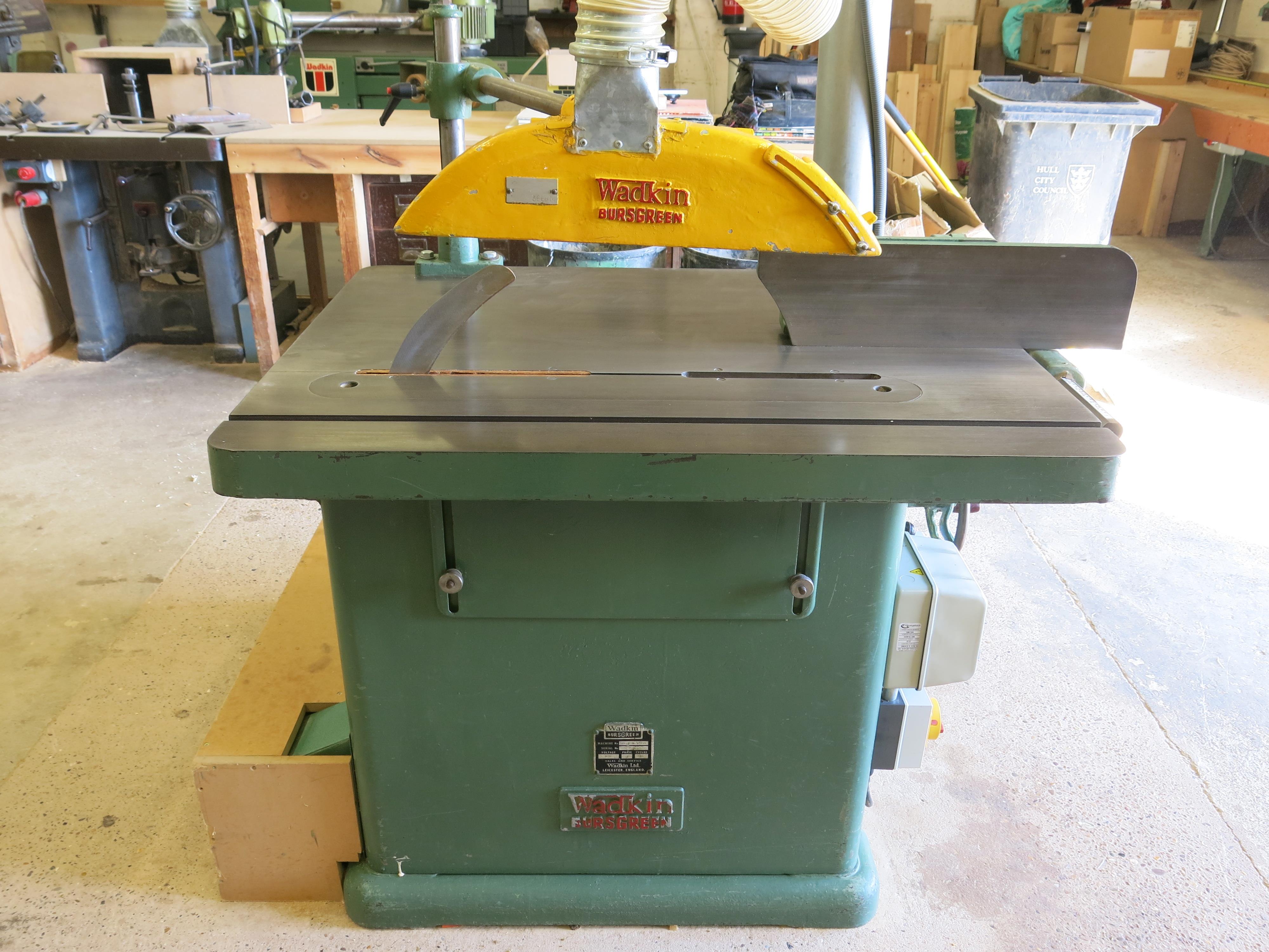 * Wadkin Bursgreen Type 24 BSW Circular Saw Bench; table size 1090mm x