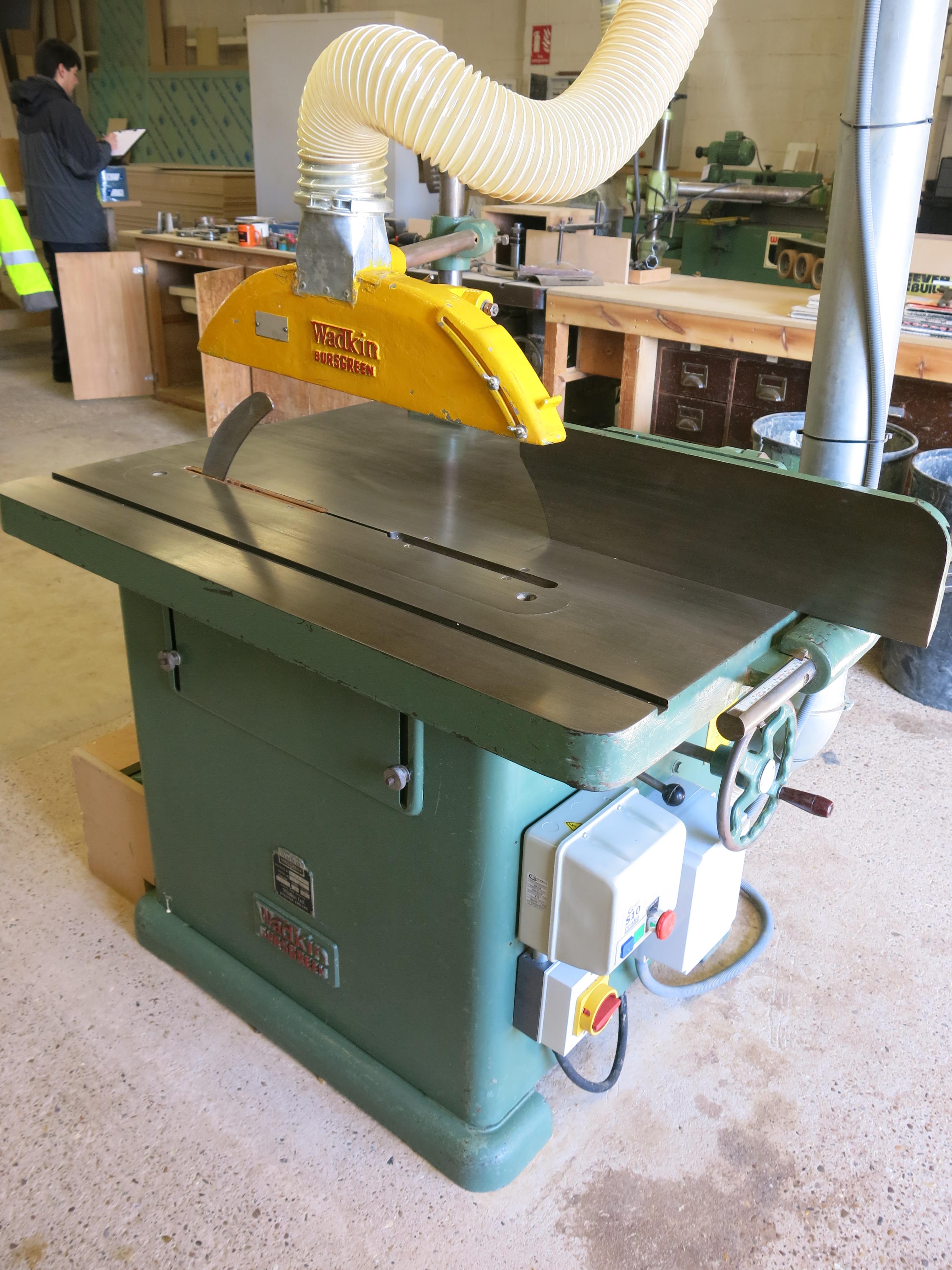 * Wadkin Bursgreen Type 24 BSW Circular Saw Bench; table size 1090mm x