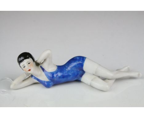 Ceramic Figure of an Art Deco Flapper Girl