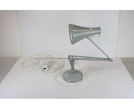 Mid 20th century Pale Grey ' Herbert Terry ' Anglepoise Desk Lamp