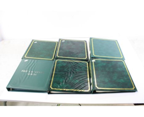 Stamps - Six Albums of GB Mint and Used Stamps in protectors plus Press Packs and First Day Issue Covers