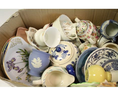 Vintage China including Spode, Wedgwood, Mason's, Coalport, Blue and White, etc