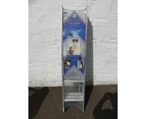 An unopened 'Abro Easy Stow' loft ladder.