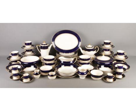 A substantial Simpsons Ambassador Ware table service. Consisting of tea and coffee sets, dinner plates, soup bowls with sauce