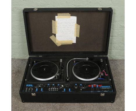 A Fal Phoenix DJ Console with 2 BSR decks