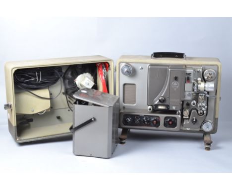 A Pailard Bolex S221 16mm Sound Projector, very high quality, mag rec/playback and optical sound projector, with valve amplif