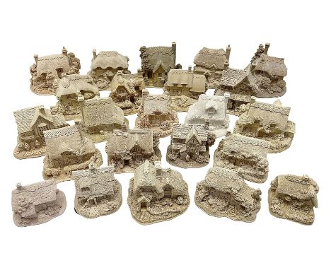Twenty-three Lilliput Lane models from the Paint Your Own collection, to include Catmint Cottage, Sugar and Spice, Gypsy Cott