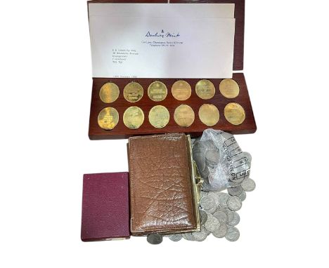 Coinage including silver gilt Royal Wedding ingots.